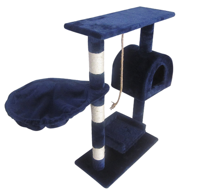 Leopet KBM001 2grau Cat Tree Scratching Post Kitten Climbing Excercise