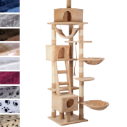 Leopet Kbd010 2beige Cat Tree Scratching Post Kitten Climbing (3) Leopet Kbd010 2beige Cat Tree Scratching Post Kitten Climbing (3)