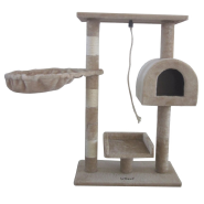 Leopet Kbm001 2grau Cat Tree Scratching Post Kitten Climbing (11) Leopet Kbm001 2grau Cat Tree Scratching Post Kitten Climbing (11)