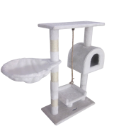Leopet Kbm001 2grau Cat Tree Scratching Post Kitten Climbing (9) Leopet Kbm001 2grau Cat Tree Scratching Post Kitten Climbing (9)