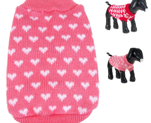 Silvercell-Pets-Puppy-Dogs-Clothes-Jacket-Little-Heart-Knit-Sweater (6)