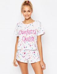 BRIDAL Confetti Queen Tee & Short Pyjama set BRIDAL Confetti Queen Tee & Short Pyjama set