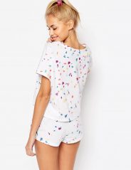 BRIDAL Confetti Queen Tee & Short Pyjama set_1 BRIDAL Confetti Queen Tee & Short Pyjama set_1