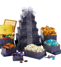 Broadway Basketeers Souring Saphire Sympathy Gift Tower 1
