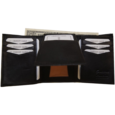 Improving Lifestyles Leather Men Tri Fold Wallet (5)