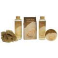White Rose Jasmine Gold Tub Spa Bath Gift Set 2