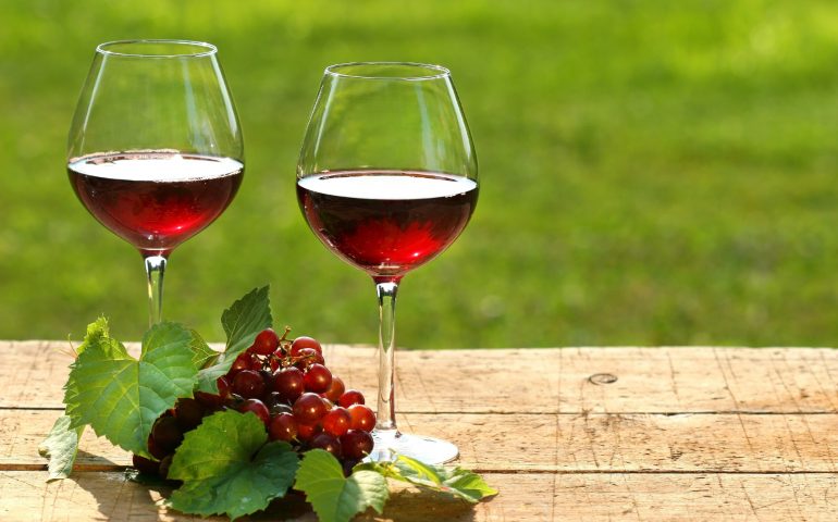 Red Wine on Summer Day
