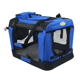 Easipet Fabric Pet Carrier, Medium, Blue_1