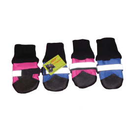 HDP Dog Boots Blue Set of 4 Medium_2