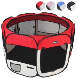 Leopet TSPB09 Playpen for Puppies and Small Animals DIFFERENT COLOURS (Black)_6