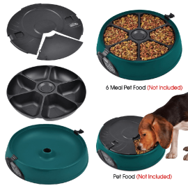 Popamazing 6 Days Cat + Dog + Rabbit Meal Automatic Pet  (5)