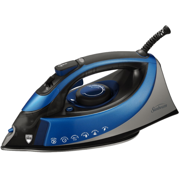 Sunbeam X-Large 1500-Watt Turbo Steam Master Iron with Anti-Drip System & Non-Stick Soleplate 1