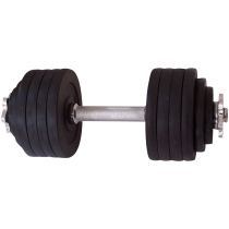 One Pair of Adjustable Dumbbells Cast Iron Total 105 Lbs_6