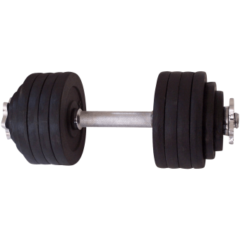 One Pair of Adjustable Dumbbells Cast Iron Total 105 Lbs_6