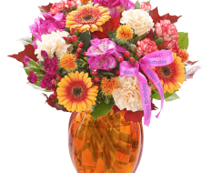 Happy Birthday Autumn Brights Globe 01 Happy Birthday Autumn Brights Globe 01