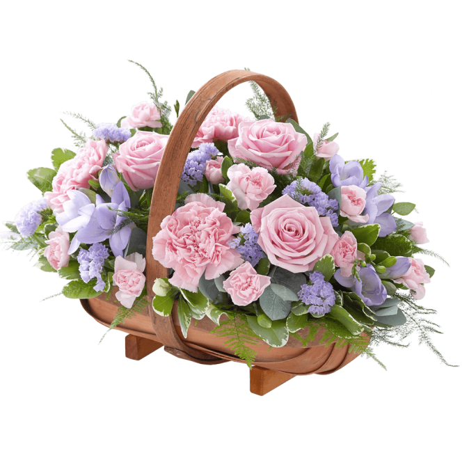 Mixed Basket Pink and Lilac 01