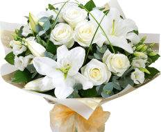 White Radiance Hand tied 05 White Radiance Hand tied 05