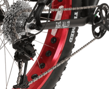 Framed Minnesota 1.0 Fat Bike Black-Red Mens 5