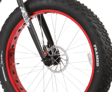 Framed Minnesota 1.0 Fat Bike Black-Red Mens 6