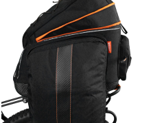 Ibera PakRak Clip-On Quick-Release Commuter Bicycle Bag with Expandable Mini Panniers 1