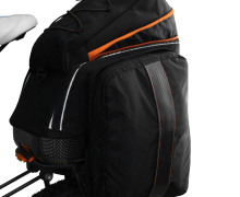 Ibera PakRak Clip-On Quick-Release Commuter Bicycle Bag with Expandable Mini Panniers 4
