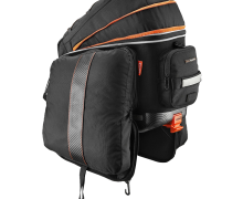 Ibera PakRak Clip-On Quick-Release Commuter Bicycle Bag with Expandable Mini Panniers 5