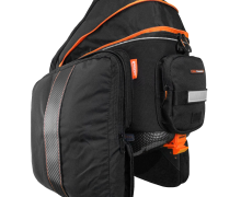 Ibera PakRak Clip-On Quick-Release Commuter Bicycle Bag with Expandable Mini Panniers 6