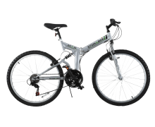 Stowabike 26- Folding Dual Suspension Mountain Bike 18 Speed Shimano Bicycle 1