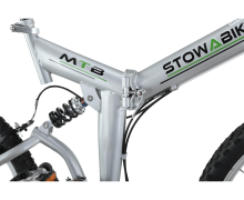 Stowabike 26- Folding Dual Suspension Mountain Bike 18 Speed Shimano Bicycle 5