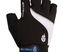 WOLFBIKE Non-Slip Gel Pad Gloves Men’s Women’s Sportswear Bike Bicycle Cycling Riding Short Half Finger Gloves Breathable Mesh 11