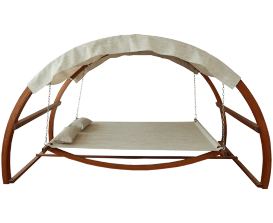 Leisure Season SBWC402 Swing Bed with Canopy_1 Leisure Season SBWC402 Swing Bed with Canopy_1