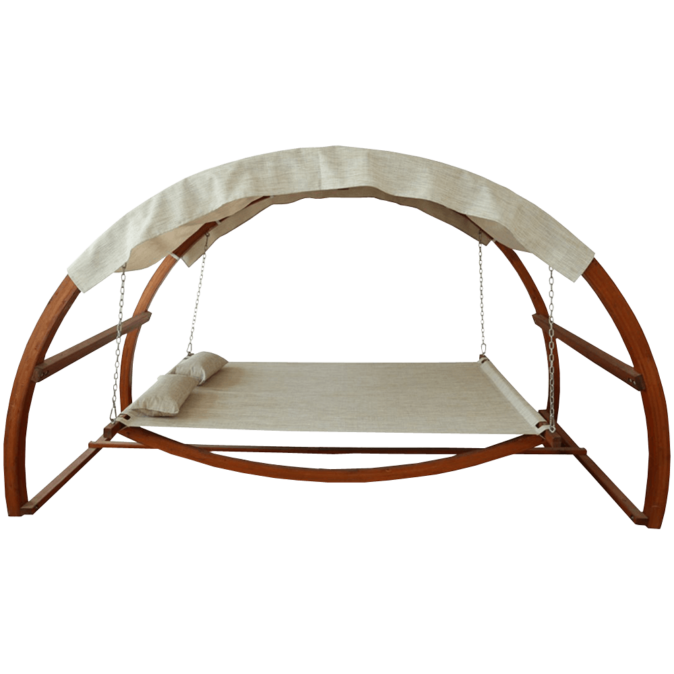 Leisure Season SBWC402 Swing Bed with Canopy_1
