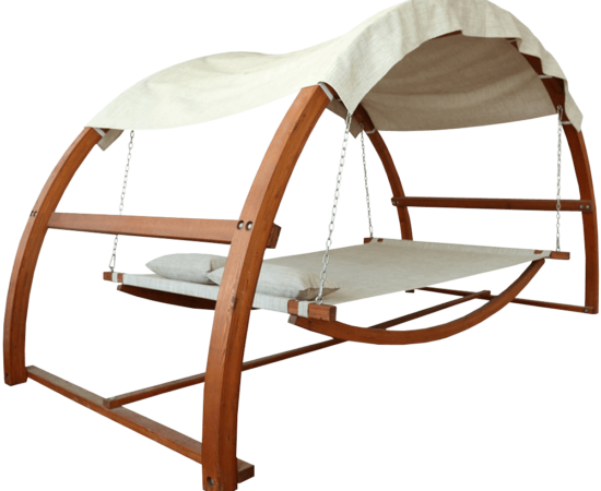 Leisure Season SBWC402 Swing Bed with Canopy_3 Leisure Season SBWC402 Swing Bed with Canopy_3