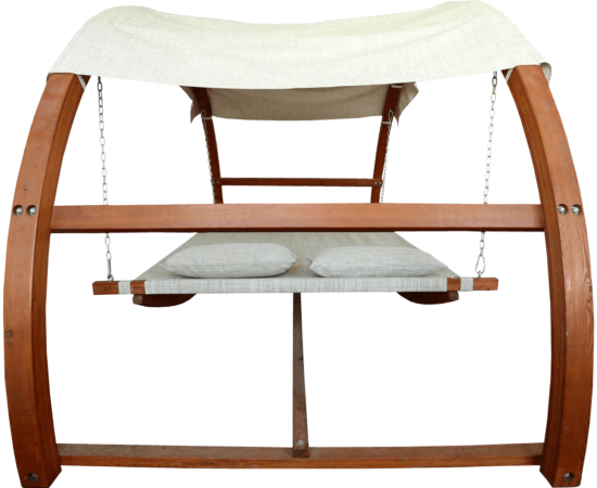 Leisure Season SBWC402 Swing Bed with Canopy_4 Leisure Season SBWC402 Swing Bed with Canopy_4
