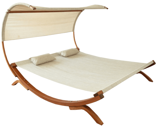 Leisure Season SNBC403 Sunbed with Canopy_2 Leisure Season SNBC403 Sunbed with Canopy_2