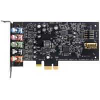 Creative Sound Blaster Audigy FX PCIe 5.1 Sound Card with High Performance Headphone Amp 5 Creative Sound Blaster Audigy FX PCIe 5.1 Sound Card with High Performance Headphone Amp 5