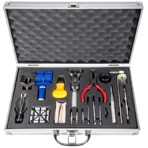 LGI Premium Watch Repair Kit with Reusable Aluminum Box 1