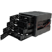 Rosewill 3 x 5.25-Inch to 4 x 3.5-Inch Hot-swap SATAIII-SAS Hard Disk Drive Cage 2