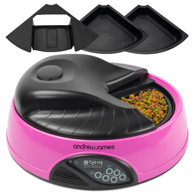 Andrew James 4 Day Meal Automatic Pet Feeder Bowl (1)