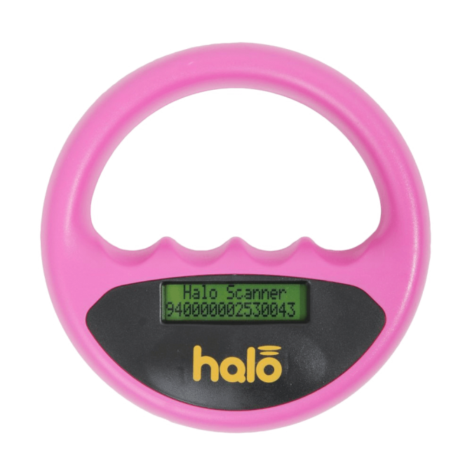 HALO PET MICROCHIP SCANNER MID06 (PINK in a Carry Case with Car Charger)_2