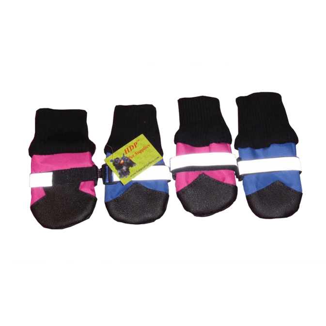 HDP Dog Boots Blue Set of 4 Medium_2