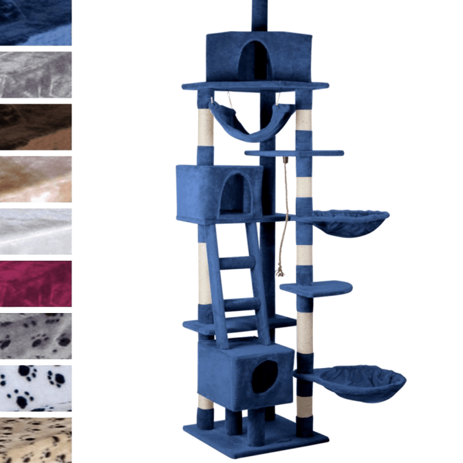 Leopet KBD010 2beige Cat Tree Scratching Post Kitten Climbing Excercise Activity Centre Sisal (3)