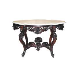 American Rococo Laminated Rosewood Center Table By Meeks_01 American Rococo Laminated Rosewood Center Table By Meeks_01