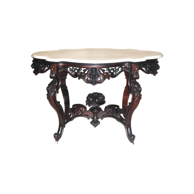 American Rococo Laminated Rosewood Center Table By Meeks_01