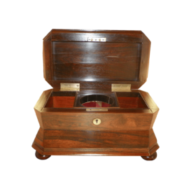 English Casket shaped Tea Caddy_05 English Casket shaped Tea Caddy_05