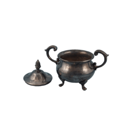 Epca Bristol Silver 110 Covered Sugar & Creamer, Footed_05 Epca Bristol Silver 110 Covered Sugar & Creamer, Footed_05