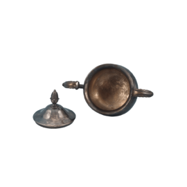 Epca Bristol Silver 110 Covered Sugar & Creamer, Footed_06 Epca Bristol Silver 110 Covered Sugar & Creamer, Footed_06