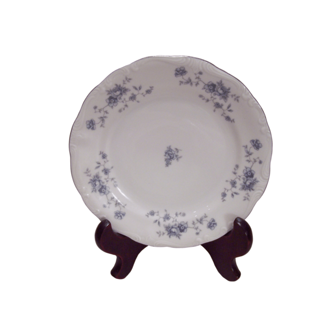 Johann Haviland Blue Garland Pattern China Dinner Plate_04