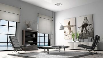 Tips How To Add A Color To A Monochromatic Interior.