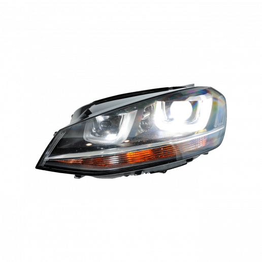 Volkswagen Golf 7 Bi Xenon Headlights Left Right LED RHD VW OEM 5G1941033 2